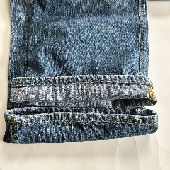 Vintage Diesel ZAF Jeans Men’s W34 L30 Distressed Faded Straight Leg Button Fly - Picture 12 of 13